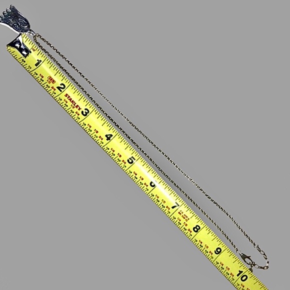 GUCCI Sterling Silver Ghost GG Monogram Necklace 21” Unisex NIB - Picture 16 of 17